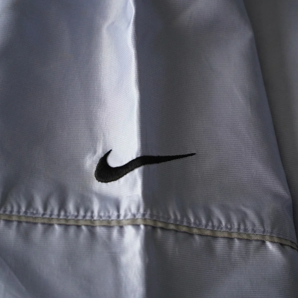 Vintage Nike 90's Quarter Zip Windbreaker Hooded Small‎